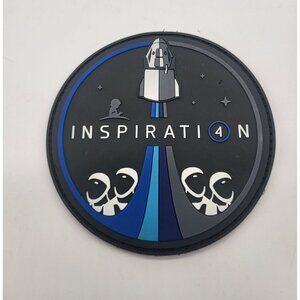 SpaceX St. Jude Inspiration 4 Challenge PVC Patch Collectible Rocket Launch 2021